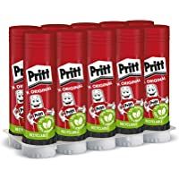 Pritt Stick 43 g - Pegamento en barra- Rojo- 10 unidades